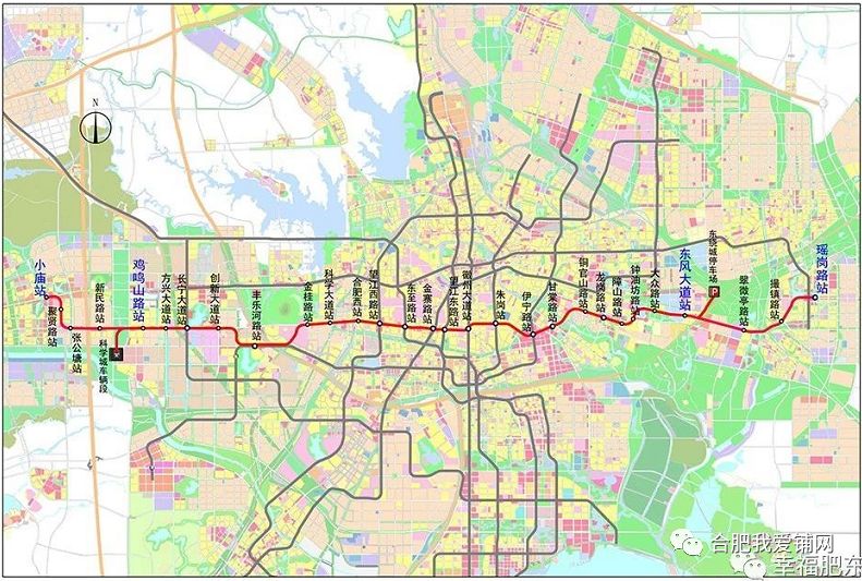 合肥地铁6号线最新线路图详解